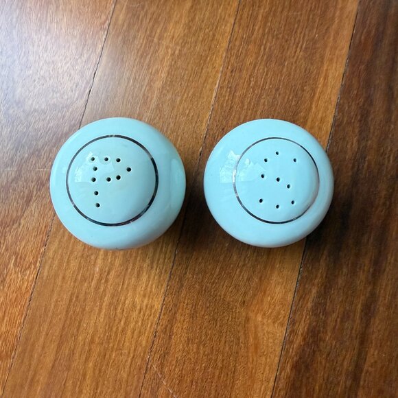 Vintage MCM Nobility Permaware Atomic Daisys Floral Mist Salt & Pepper Shakers - Picture 3 of 5